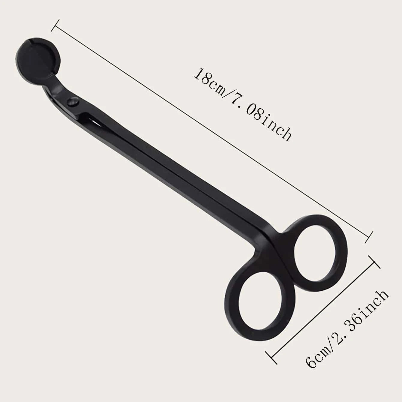 Kerzendochtschere aus Metall zum sicheren Kürzen von Dochten