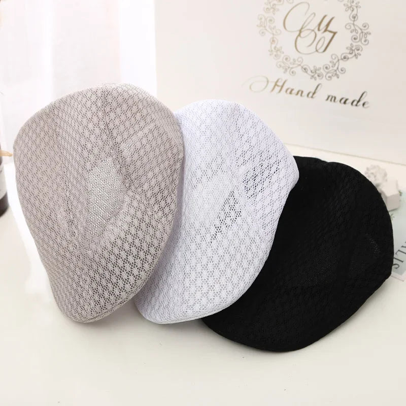 Atmungsaktive Sommer-Berets Unisex – Winddicht - Sonnenschutz, Retro-Stil