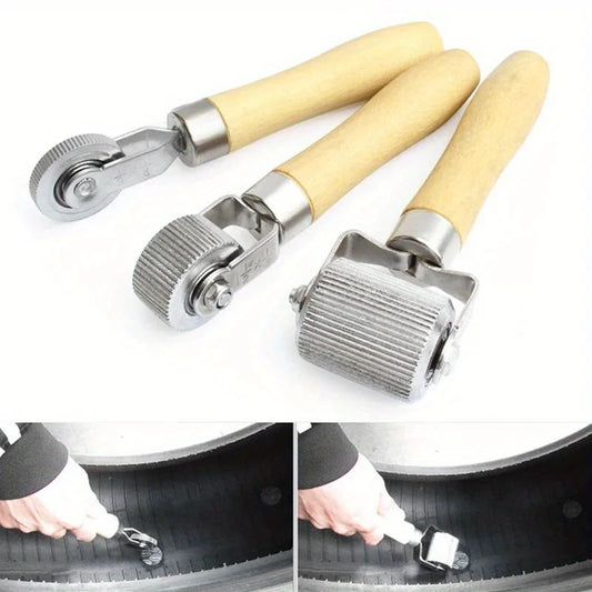 Effizientes Reifen Reparatur Kit mit Holzgriff – 3 Größen für Auto - Motorrad
