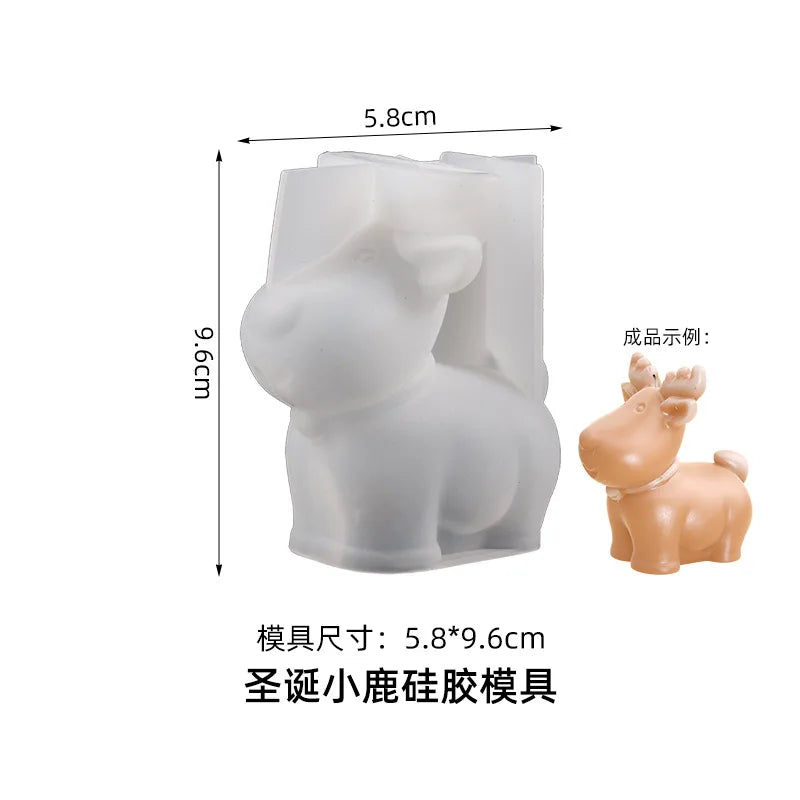 3D Weihnachtsbaum Silikonform für kreative DIY Kerzen und Dekorationen