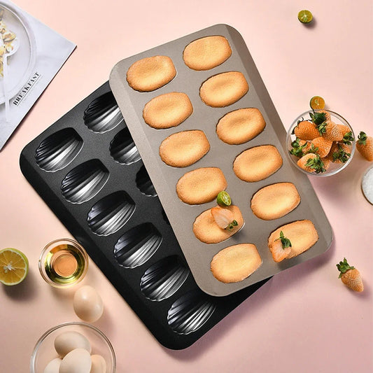 Mini Kuchenform aus Edelstahl für Backblech und Madeleines