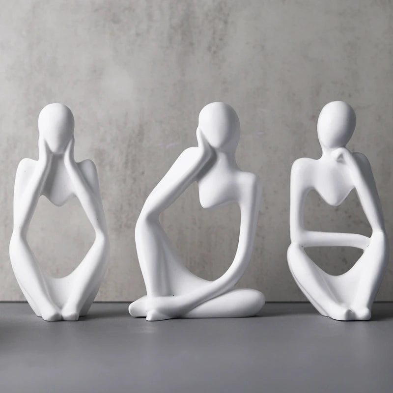 3D Silikonform für DIY Denker Statue und abstrakte Kunstwerke