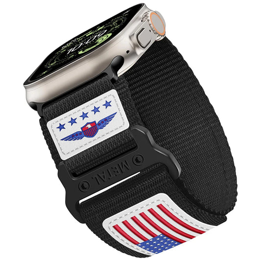 Sportliches Nylonarmband für Smartwatches in verschiedenen Größen