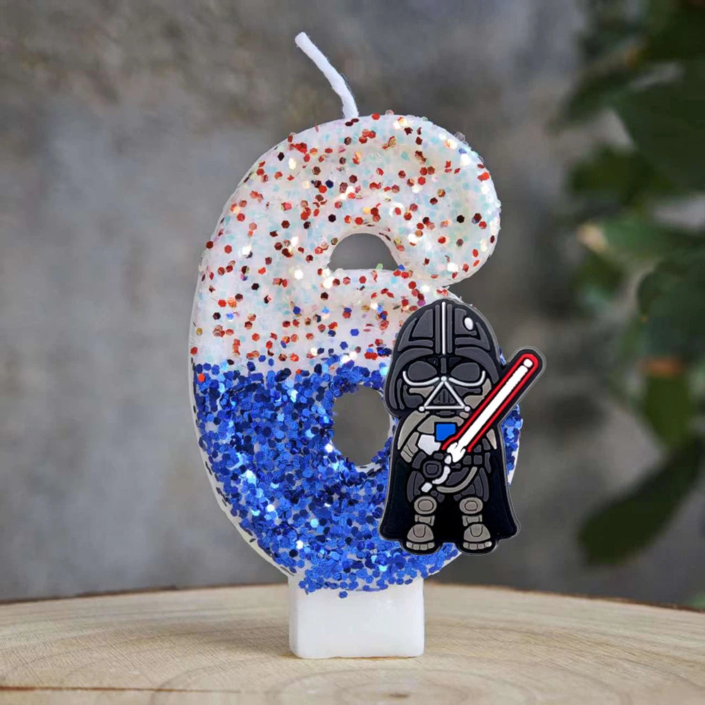 Thematische Geburtstagskerzen Zahlen für Partydekoration und Geschenke