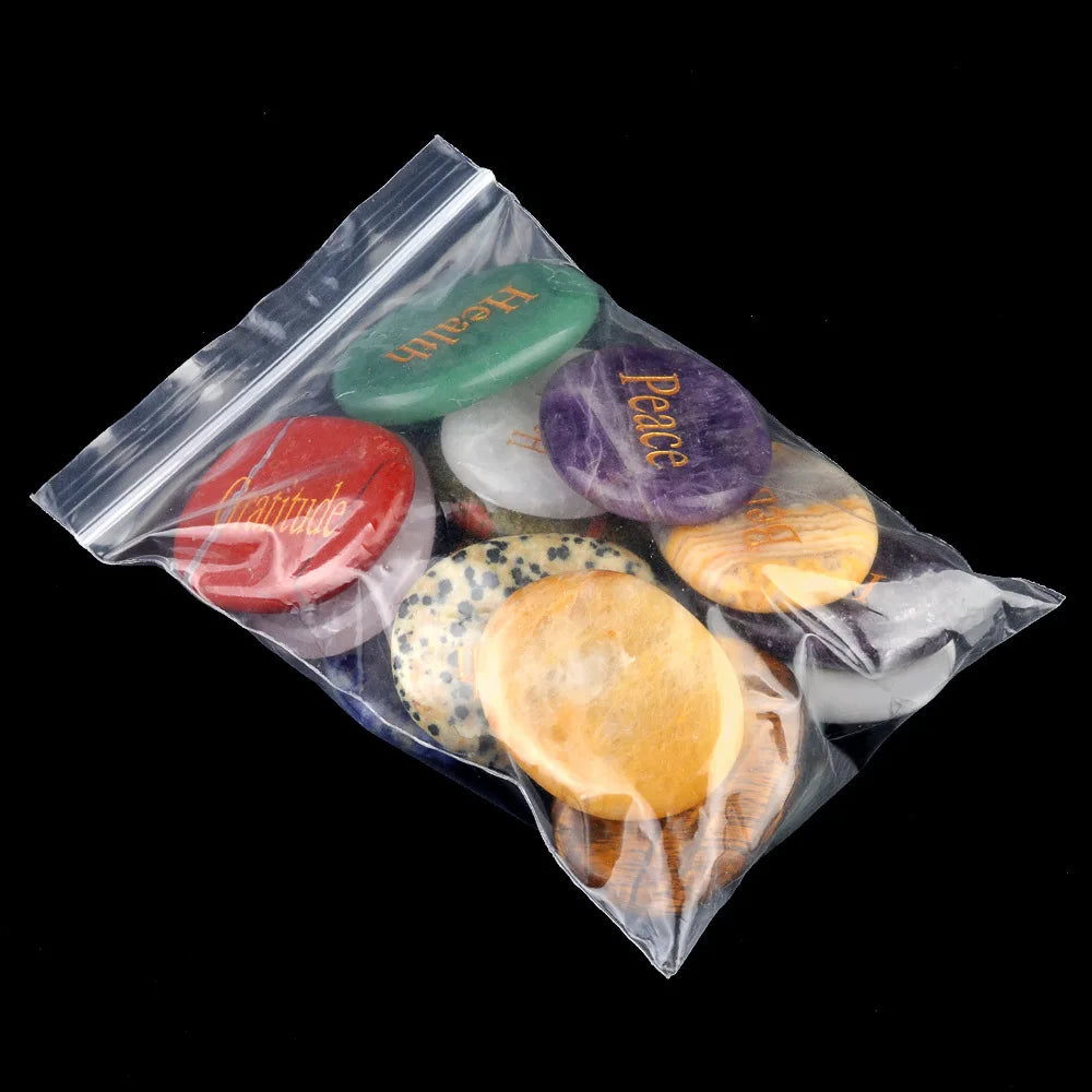 Elliptisches Kristall Ornament 40-45mm: Feng Shui, Energie & Deko