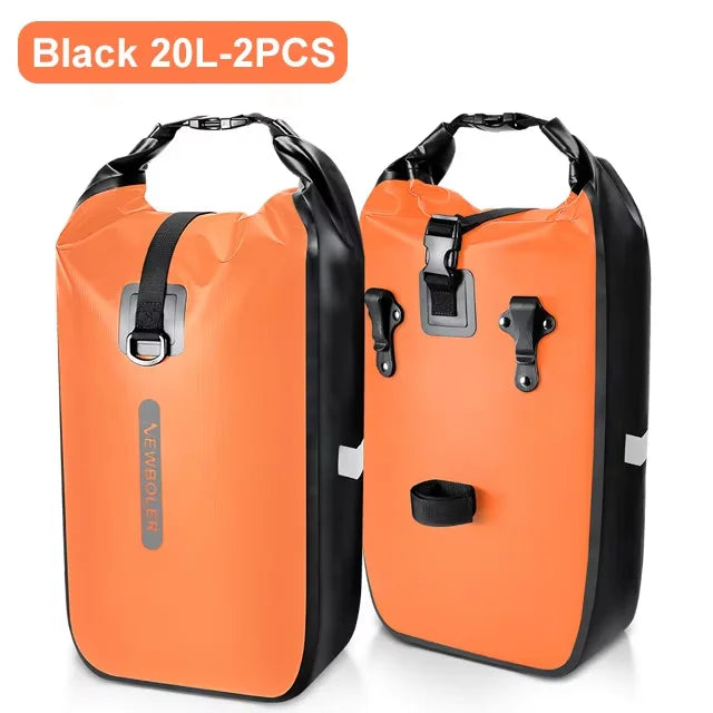 Wasserdichte Fahrrad Gabel Tasche 10L 20L Quick Release Sitz Stamm Tasche