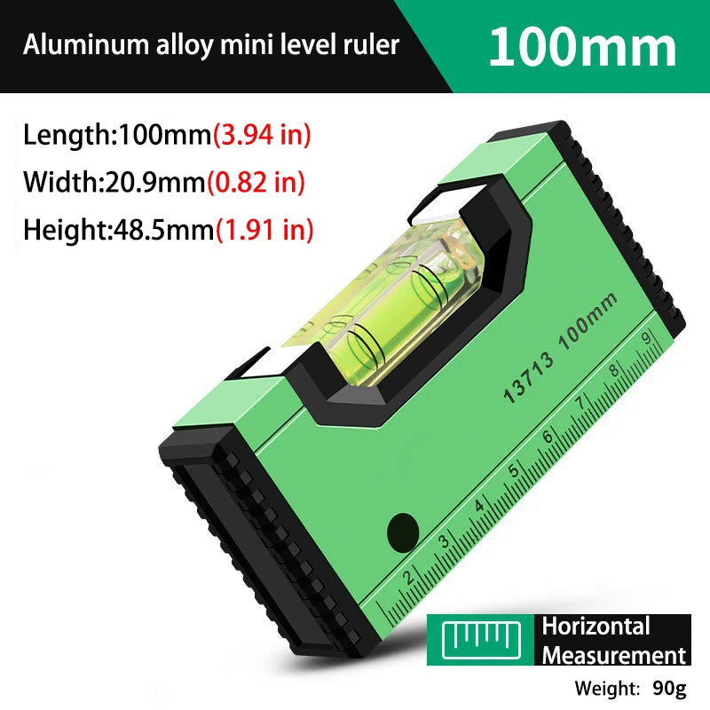 Präzise magnetische Wasserwaage aus Aluminiumlegierung für Bau und DIY