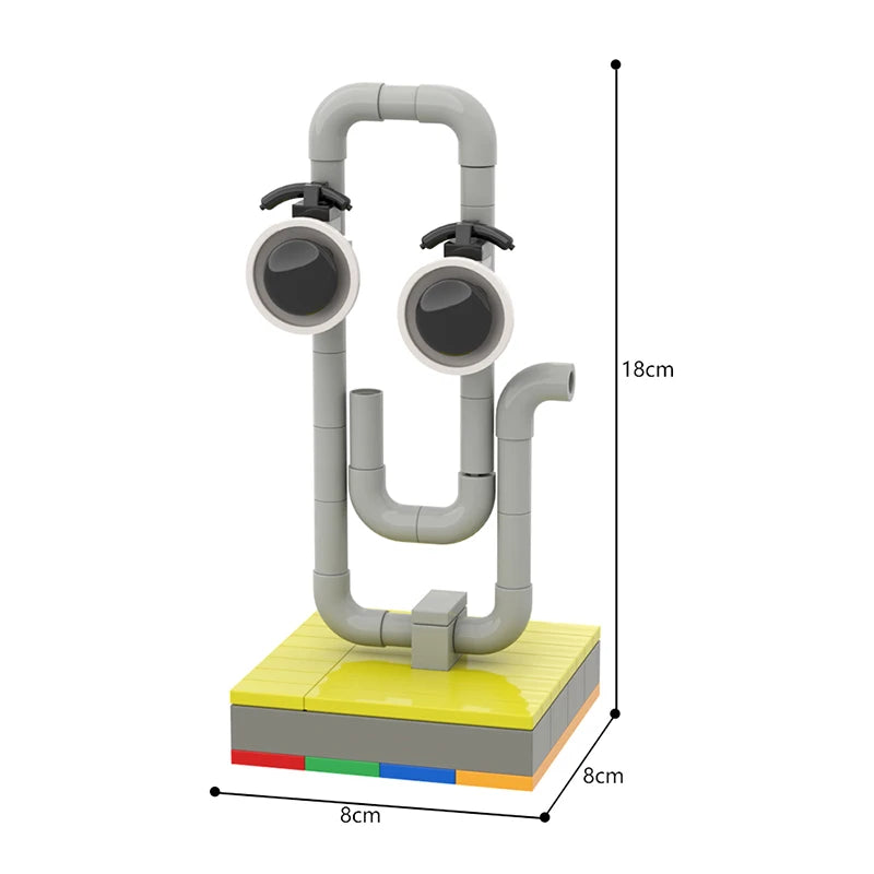 Buildmoc Clippy the Age Revealer MOC Bausteine Spielzeug 85PCS-Yabubest - Home & More