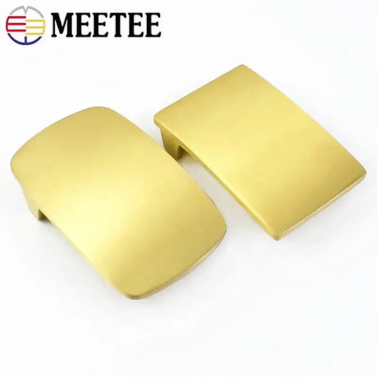 Massive Messing Gürtelschnalle 40mm für Herren Leder DIY Accessoires