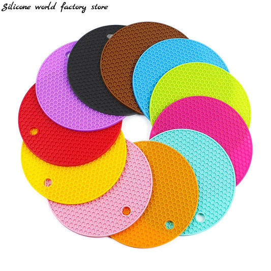 Vielseitige Silikon Matte Anti Rutsch Untersetzer für Küche und Tisch