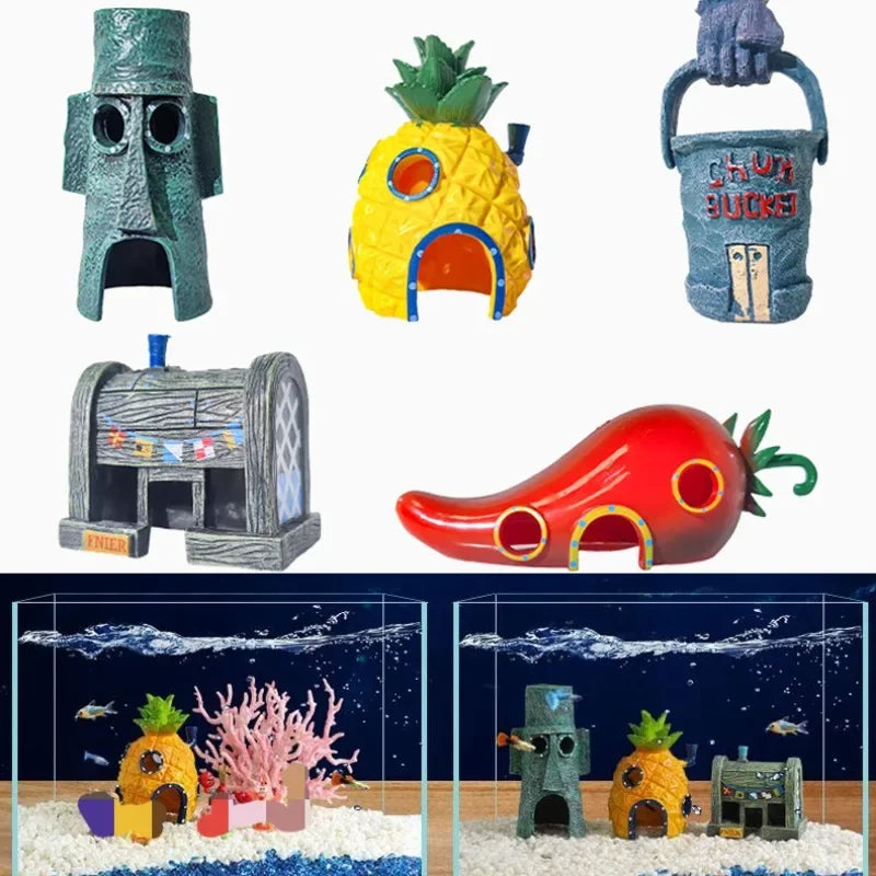 Fantasievolle Aquarium Dekoration für eine bunte Unterwasserwelt