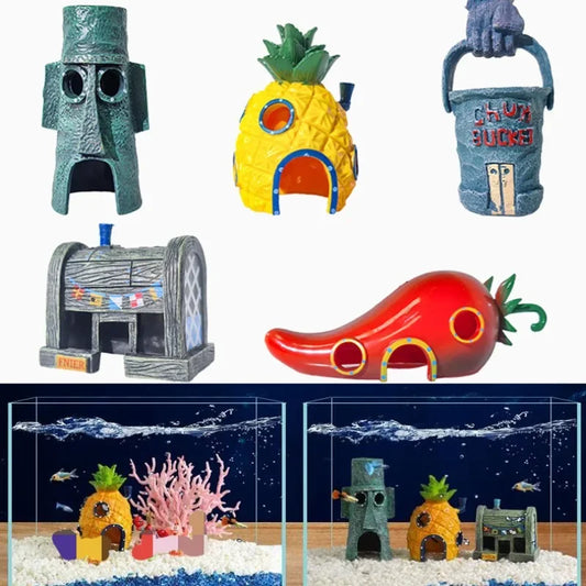 Fantasievolle Aquarium Dekoration für eine bunte Unterwasserwelt