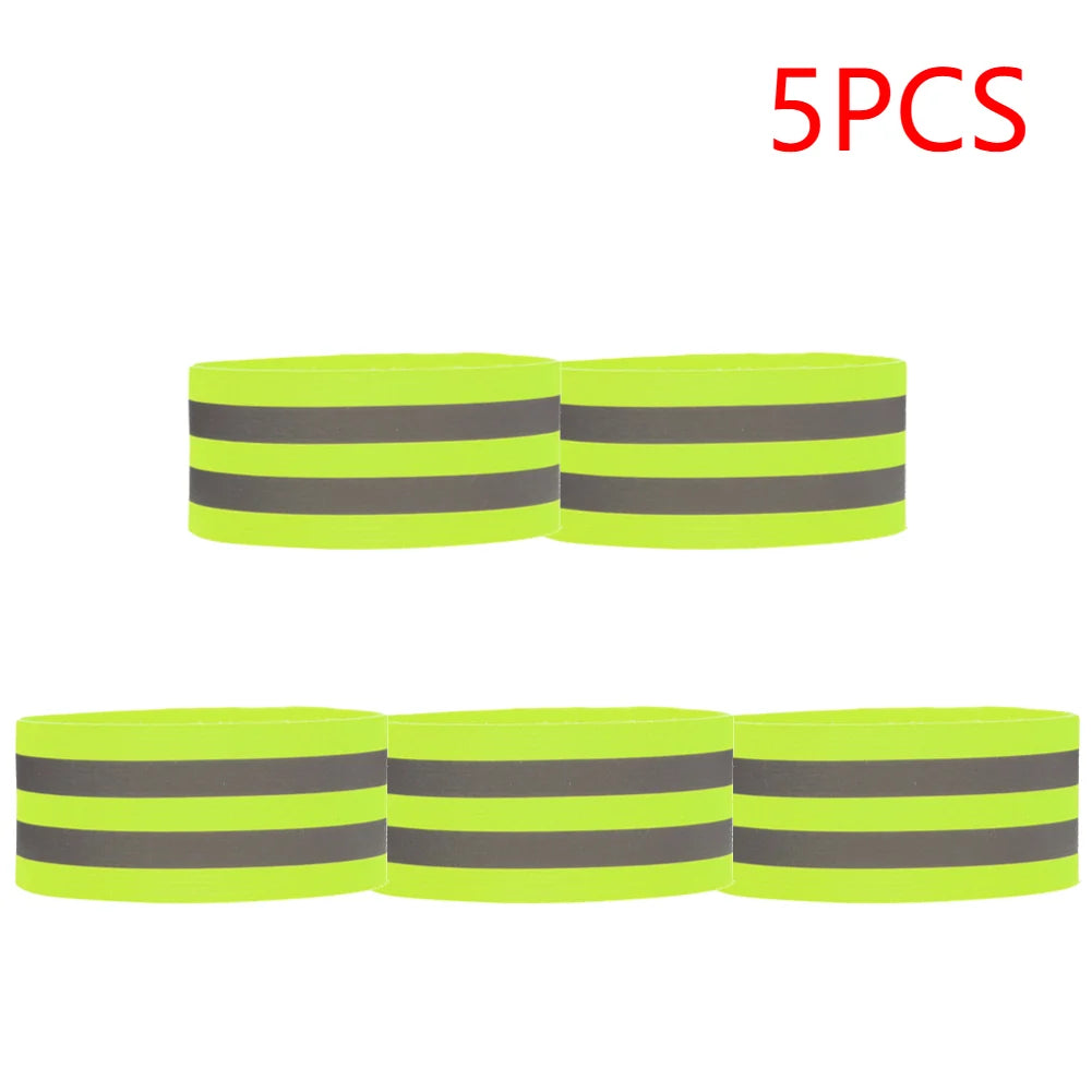 Reflektierendes Sicherheitsarmband Set für Handgelenk und Knöchel