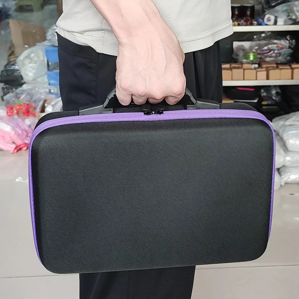 Tragbare EVA Uhrenbox Bunte Uhr Aufbewahrungskoffer Organizer Schützende Sicherheit Leinwand Schwamm Stoßfeste EVA Werkzeug Aufbewahrungstasche-Yabubest - Home & More