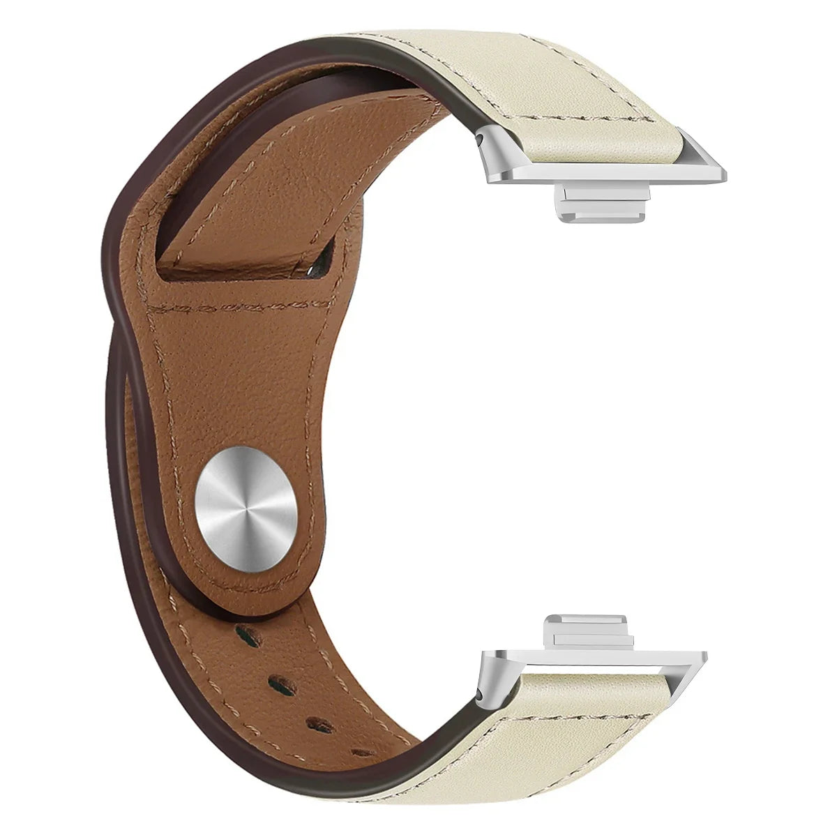 Elegantes Lederarmband für Smartwatch und Fitness Tracker-Yabubestshop