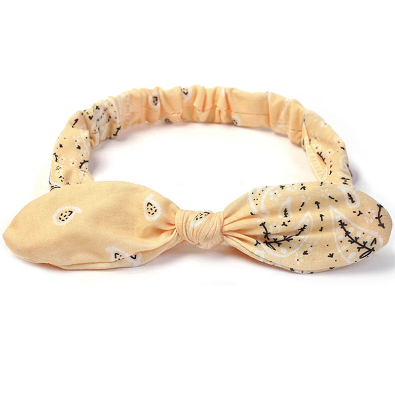 Boho Damen Stirnband Elastisch Kreuz Knoten Haarband Vintage Style