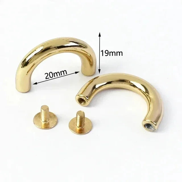 10-30 Stück Metallschnallen U-Ring 10-20mm für Taschen und DIY Projekte