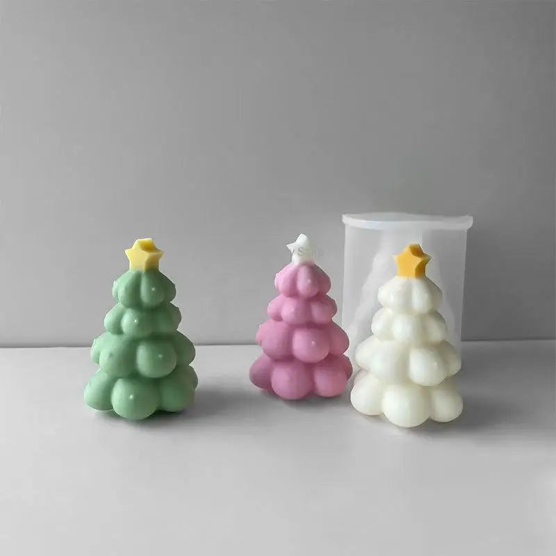 DIY Silikonform Stern Weihnachtsbaum für individuelle Kerzen & Deko