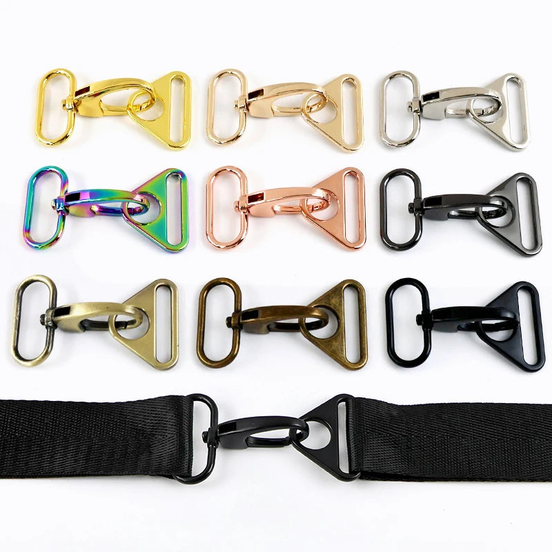 Metall Taschengurt Schnallen Drehverschluss Karabiner 19-38mm DIY Zubehör