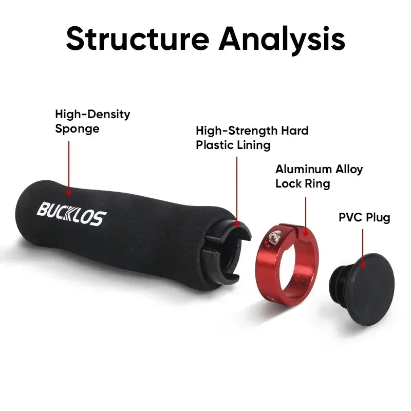 MTB Fahrradgriffe mit Sperre – Komfort Stoßdämpfung rutschfest Mountainbike