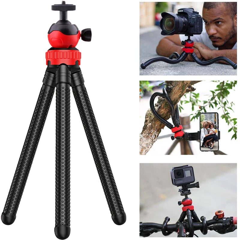 Flexibles Mini Smartphone Stativ mit Clip für Vlogging Videoaufnahme Selfie