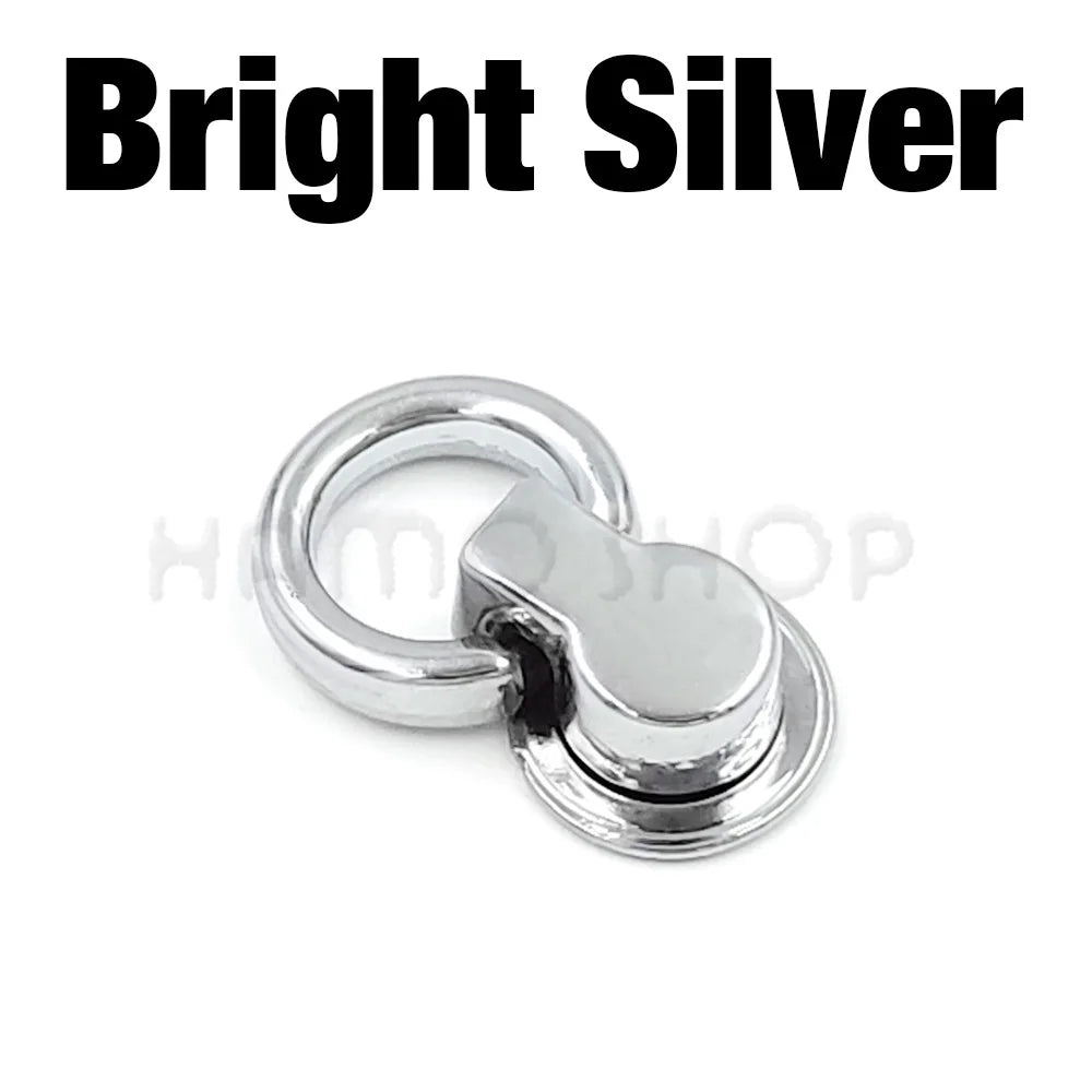 10er Set Metall O Ring Stud Niet Schraube Aufhänger für Taschen