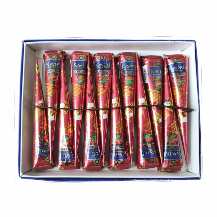 Temporäre Henna Tattoo Creme in Braun Schwarz Rot