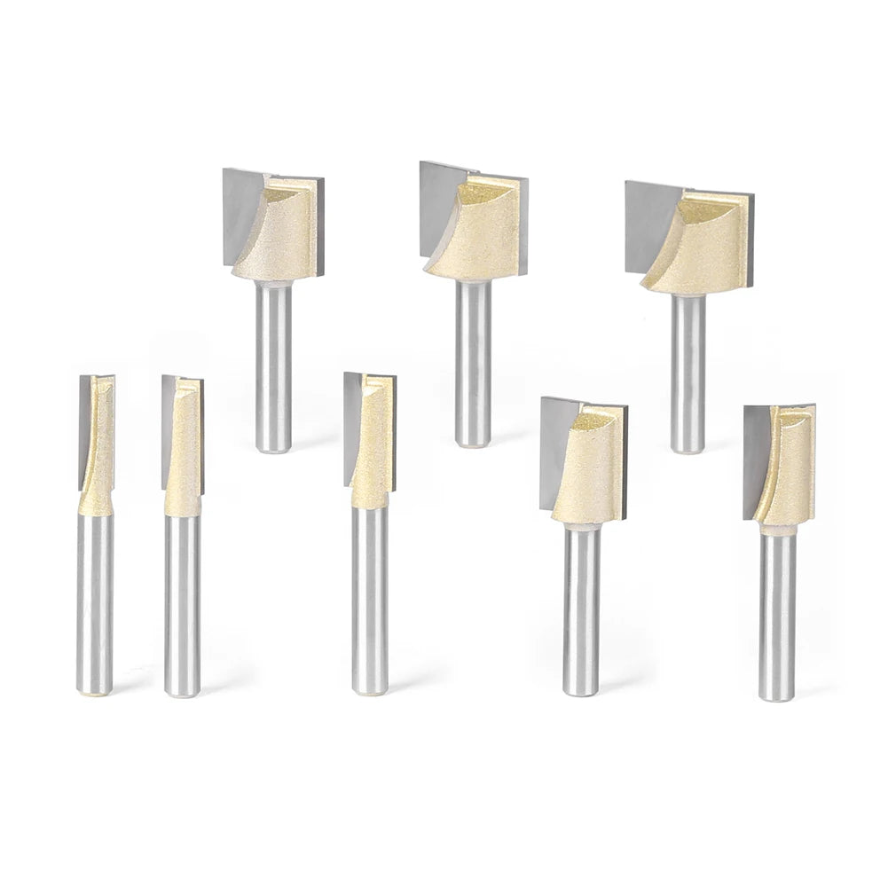 Professionelle Hartmetall Fräser 6mm und 12mm Schaft für Holz