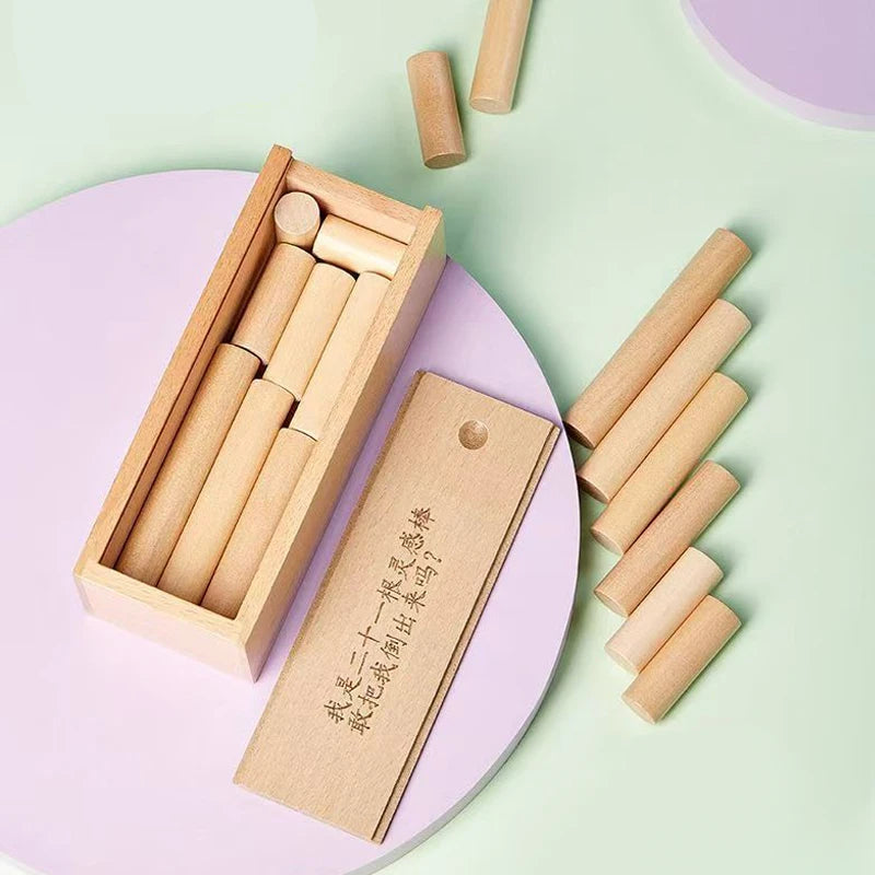 Holz Denkaufgabe Puzzle Box für Erwachsene und Kinder