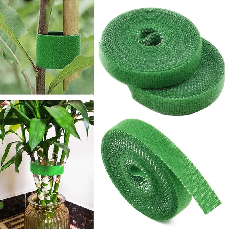 Nylon Pflanzenbänder 3 Rollen 2m flexibel für Gartensupport