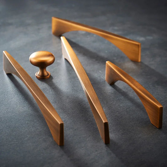 Antike Schrankgriffe aus Messing Zinklegierung für Möbel Küche Türen