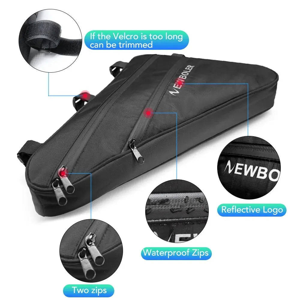 NEWBOLER Wasserdichte Fahrrad Dreieck Tasche für Rahmen-Yabubest - Home & More