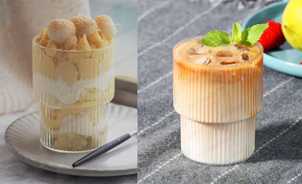 Hitze beständige transparente Kaffeetasse aus Glas für Tee Saft und Milch-Yabubest - Home & More