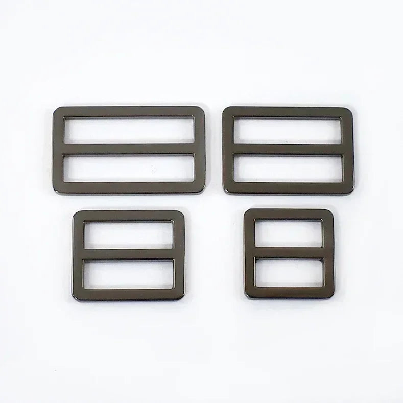 Metallschnallen 20-50 mm Set 5 oder 10 Stück Tri Glide Ring Gurtband Verschluss