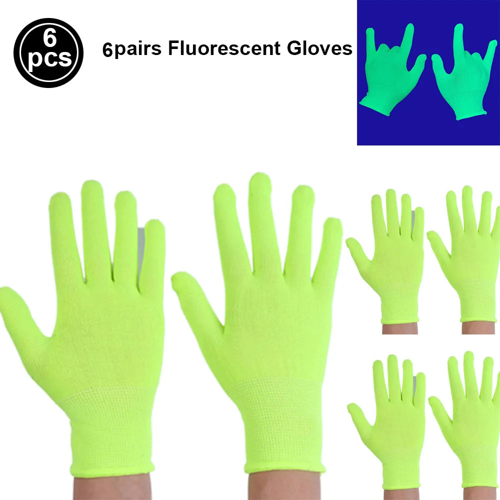 Neon Party Hüte für Erwachsene Leuchten unter UV Licht Effekt