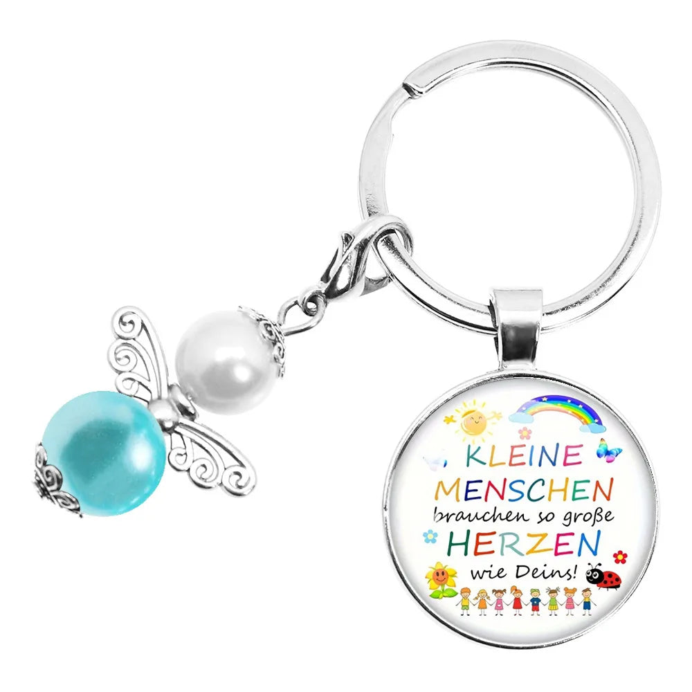 Herz Schlüsselanhänger Geschenk für Betreuer und Pädagogen