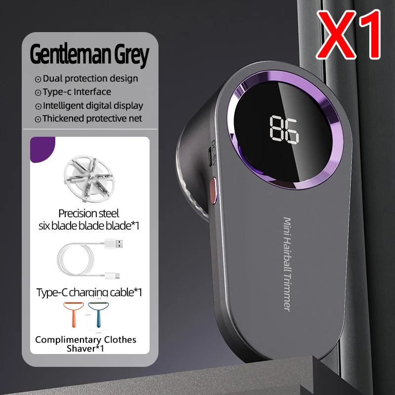 Tragbarer elektrischer Lint Remover mit USB Ladefunktion und Hochgeschwindigkeitsmotor