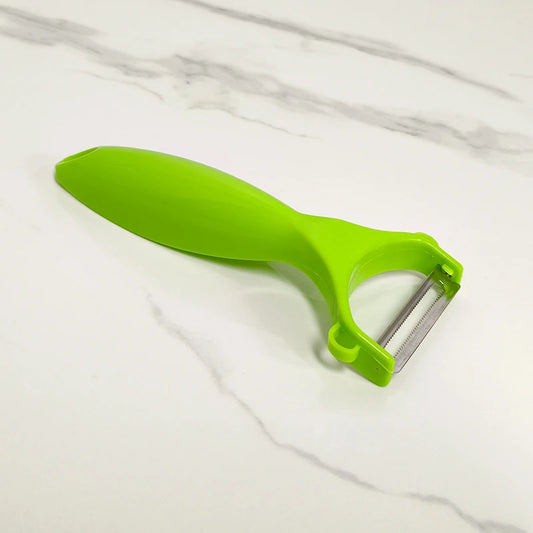 Grüner Mehrzweckschäler für Gemüse und Obst, Küchenhelfer im Haushalt