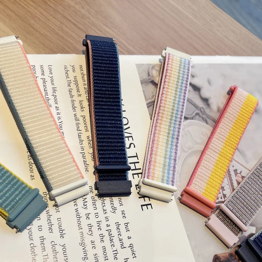 Atmungsaktives Nylon-Schlaufenband 20/22mm – Verstellbar, leicht - sportlich