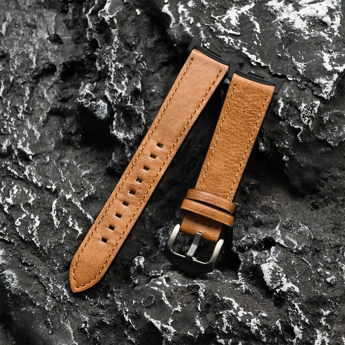 Lederarmband mit Schnellverschluss für Samsung Galaxy Watch 8 Modelle