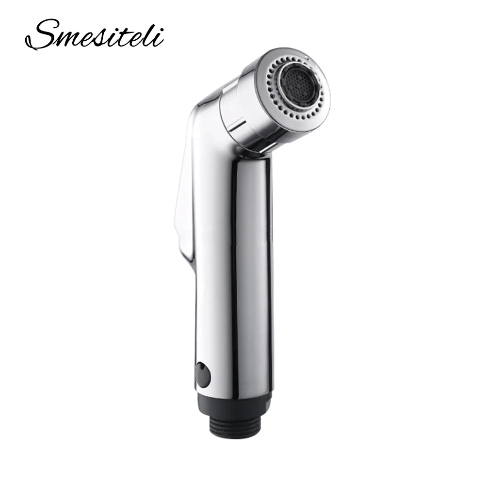Bidet Spray WC Dusche mit zwei Funktionen aus verchromtem ABS Kunststoff