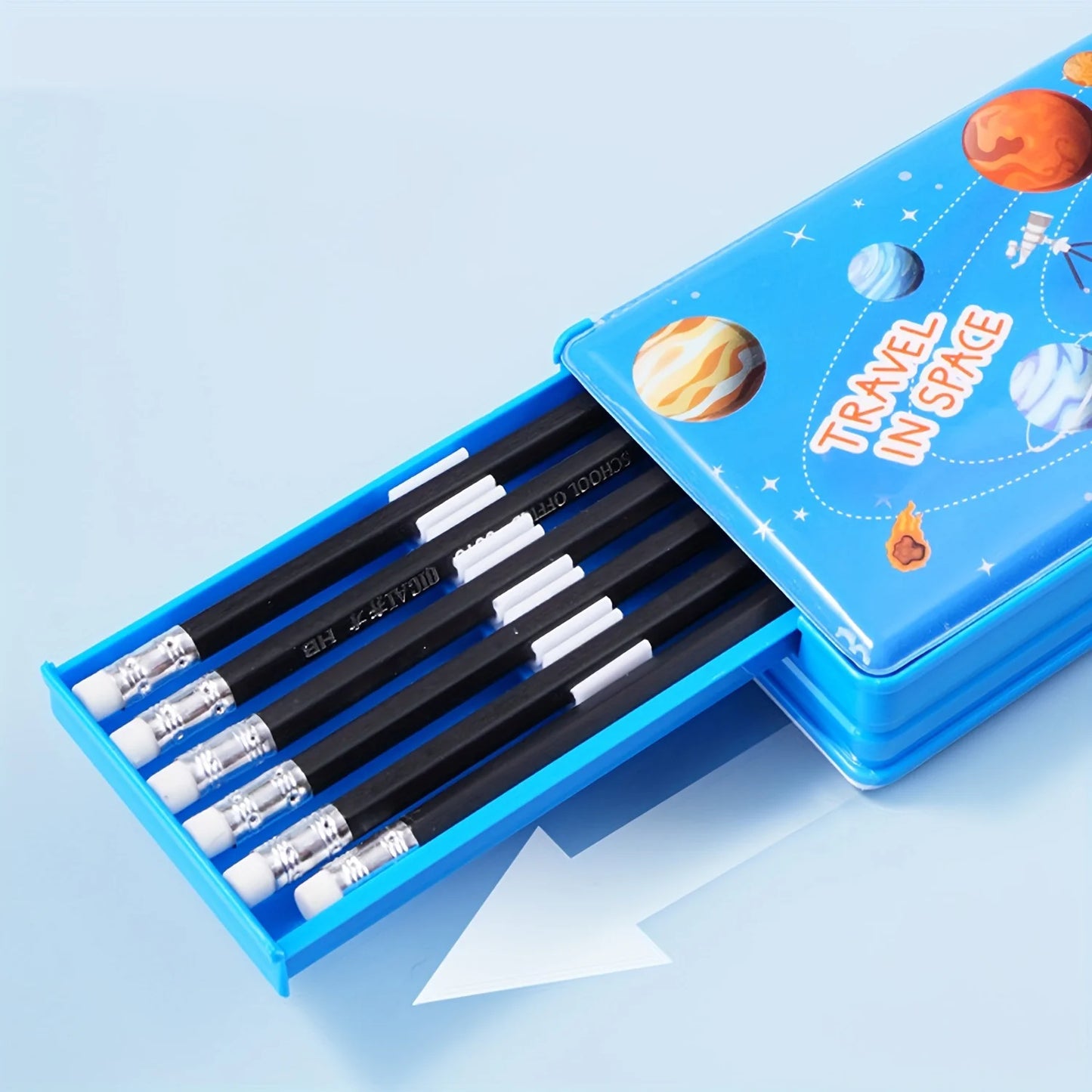 Multifunktionales Federmäppchen mit Taschenrechner und Organizer für Kinder