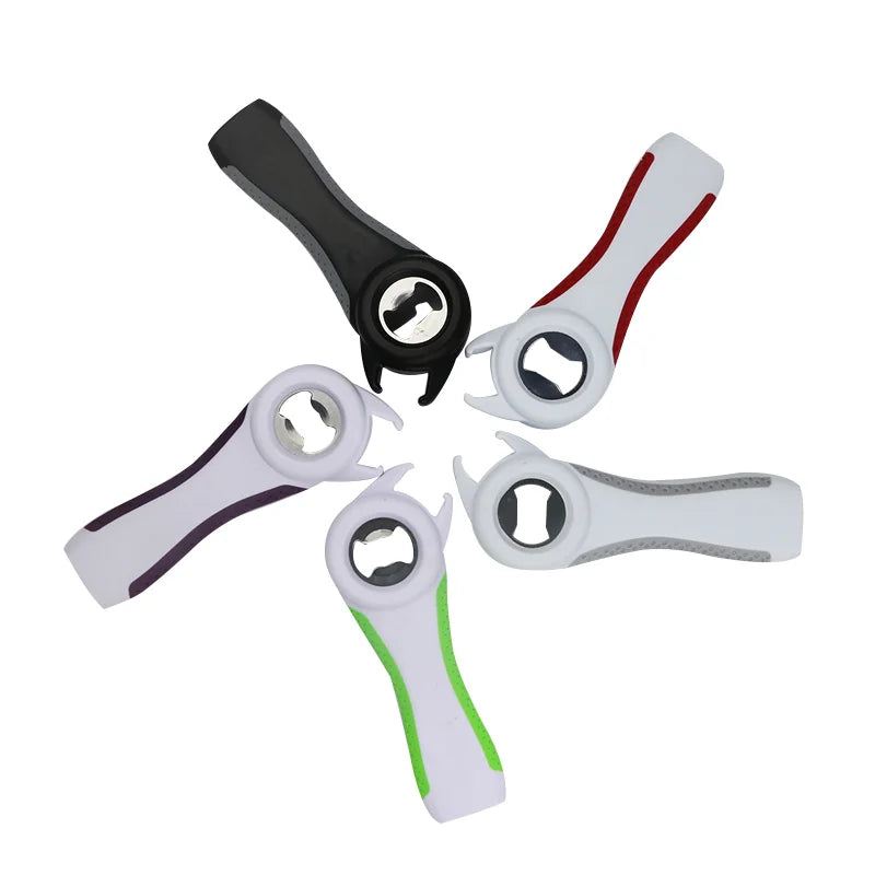 Multifunktions 5-in-1 Flaschenöffner mit rutschfestem Griff für Küche