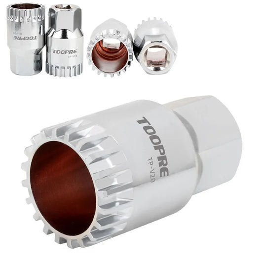 Fahrrad Tretlager Werkzeug 20 Zähne für Vierkant & Spline Mountain Road Bike