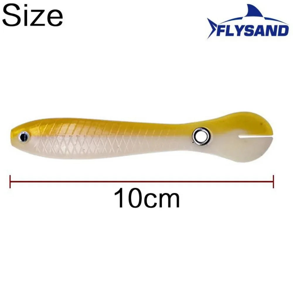 Realistischer Silikonköder 10cm 6g für erfolgreiches Angeln auf Raubfische