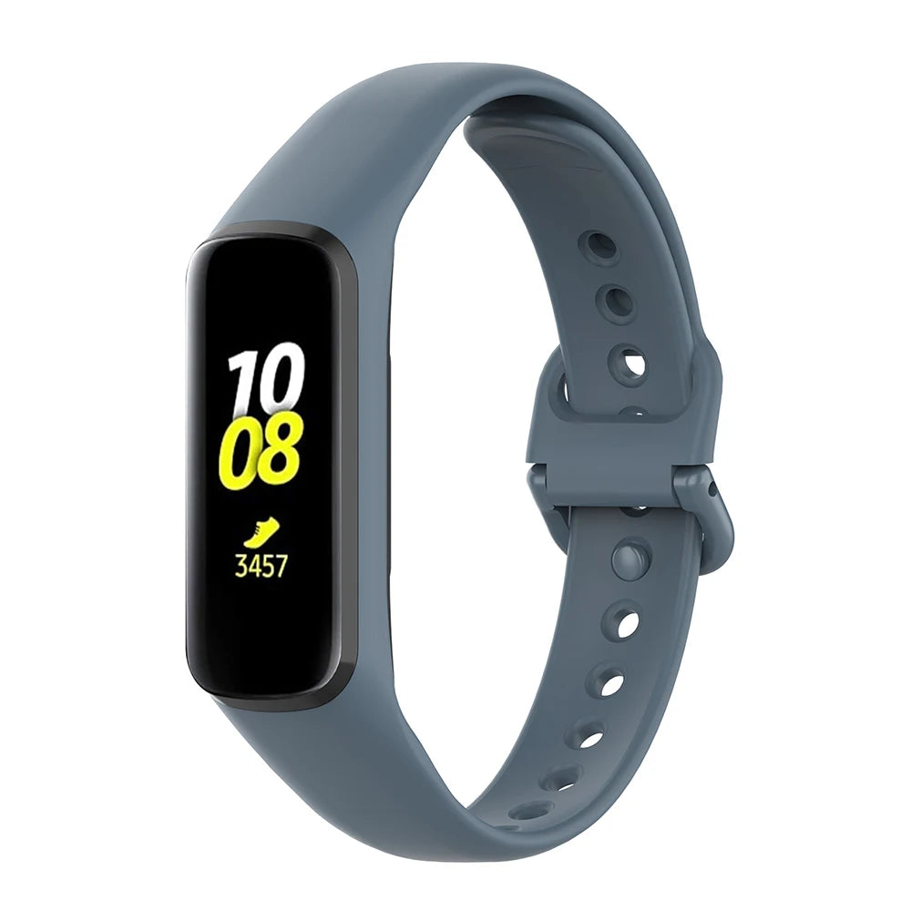 Silikonarmband 21 cm Unisex für Samsung Galaxy Fit 2 Ersatzarmband