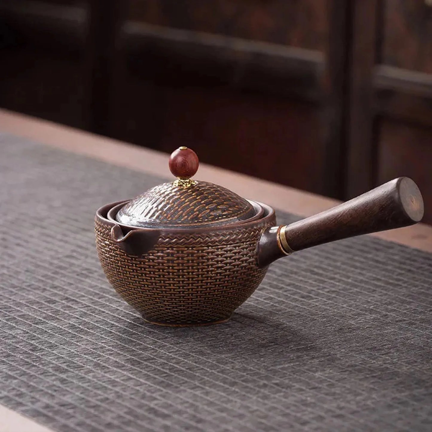 Keramik Teekanne mit 360 Grad Drehung und 160ml Fassungsvermögen