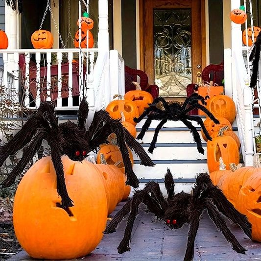 Riesige Halloween-Spinne für Innen- und Außenbereich zur Dekoration