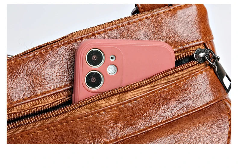 Kleine Umhangetasche Handytasche Minitasche für Damen aus Textil