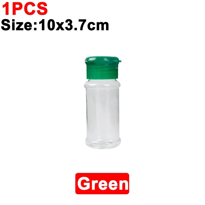 Tragbarer Kunststoff Gewürzstreuer 100ml Salz und Pfeffer Streuer